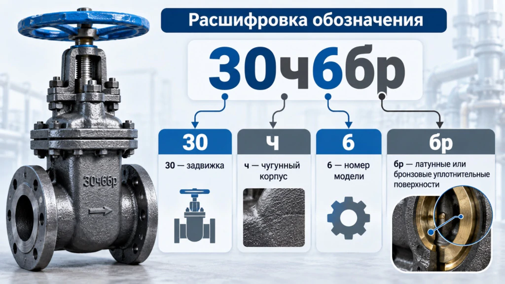 обозначения запорной арматуры