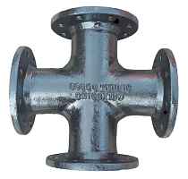 Крестовина чугунная фланцевая DN 50х50