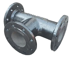 Тройник чугунный фланцевый DN 50х50